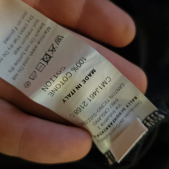 Bally Short Sleeve Size 36 Logo Striped Shirt - Picture 5 of 6